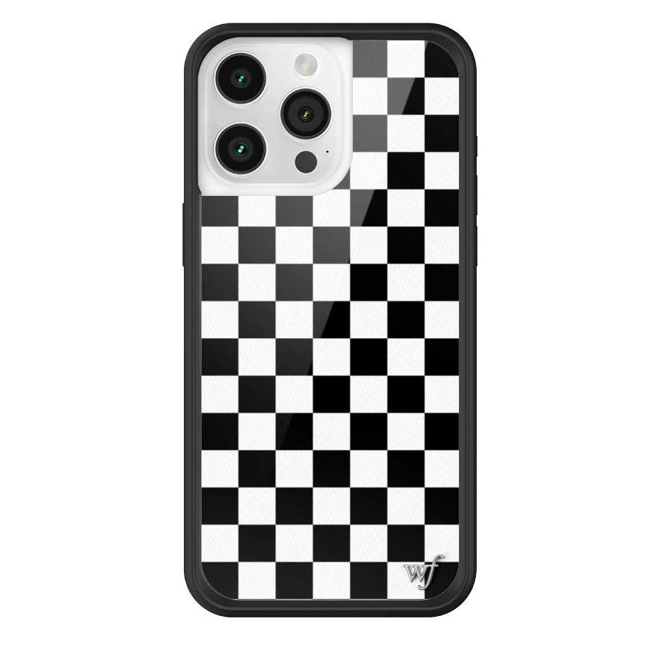 Checkers | Black iPhone Case