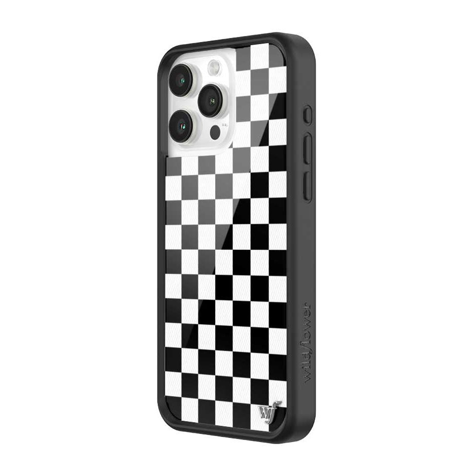 Checkers | Black iPhone Case