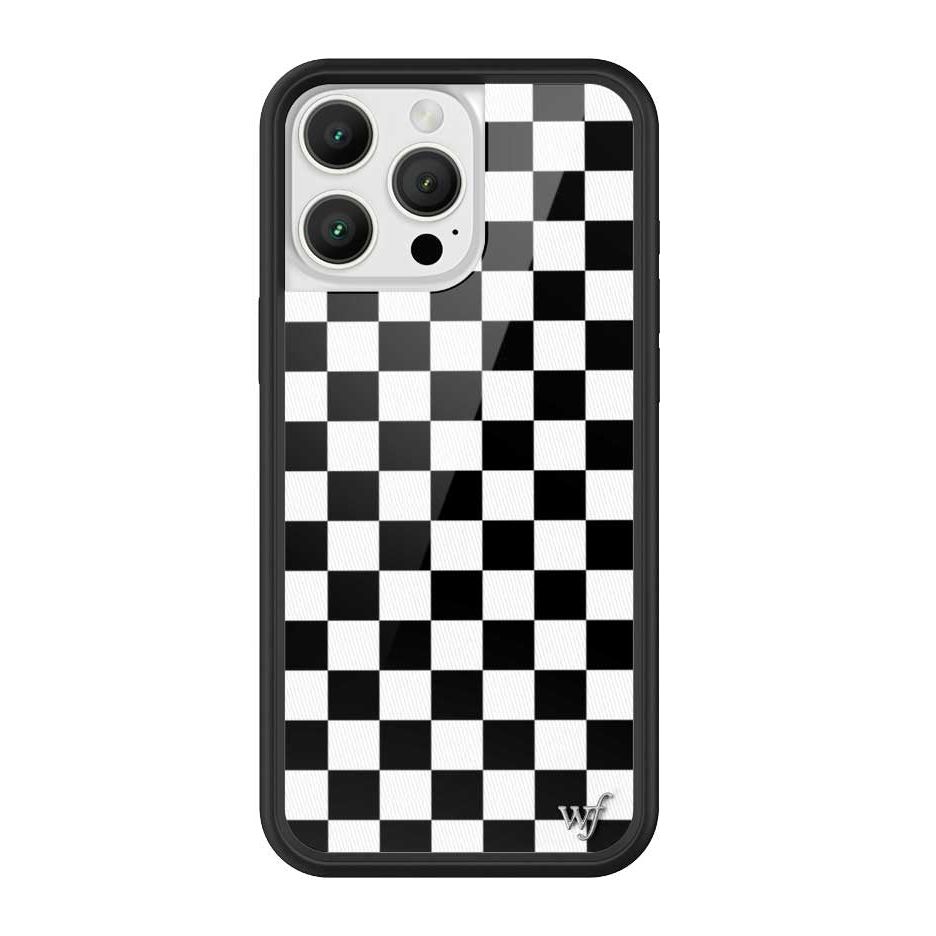 Checkers | Black iPhone Case