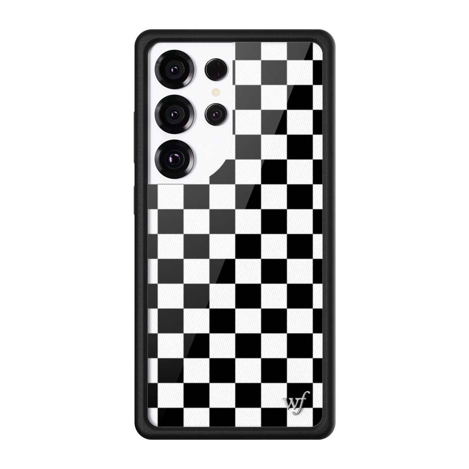 Checkers | Black Samsung Galaxy Case
