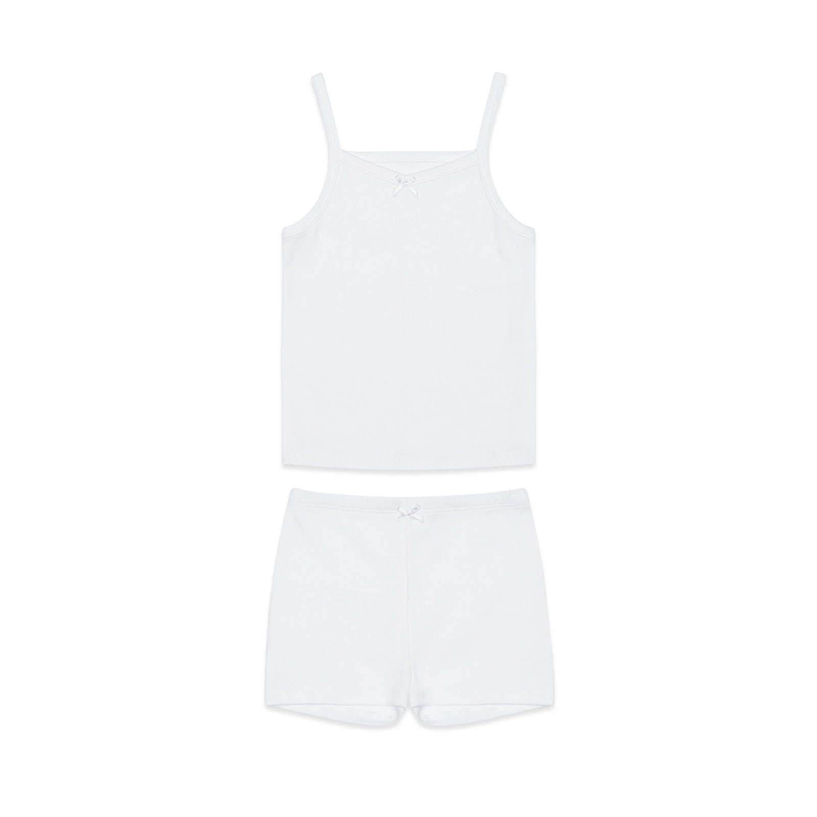 The Organic Cami and Short Set [White]