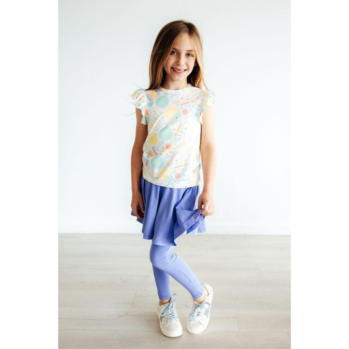 Campus Cutie S/S Ruffle Tee