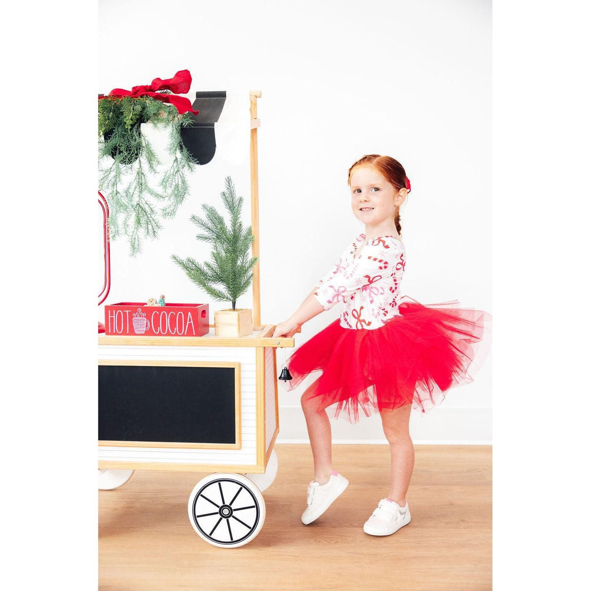 Candy Cane Lane 3/4 Tutu Leotard