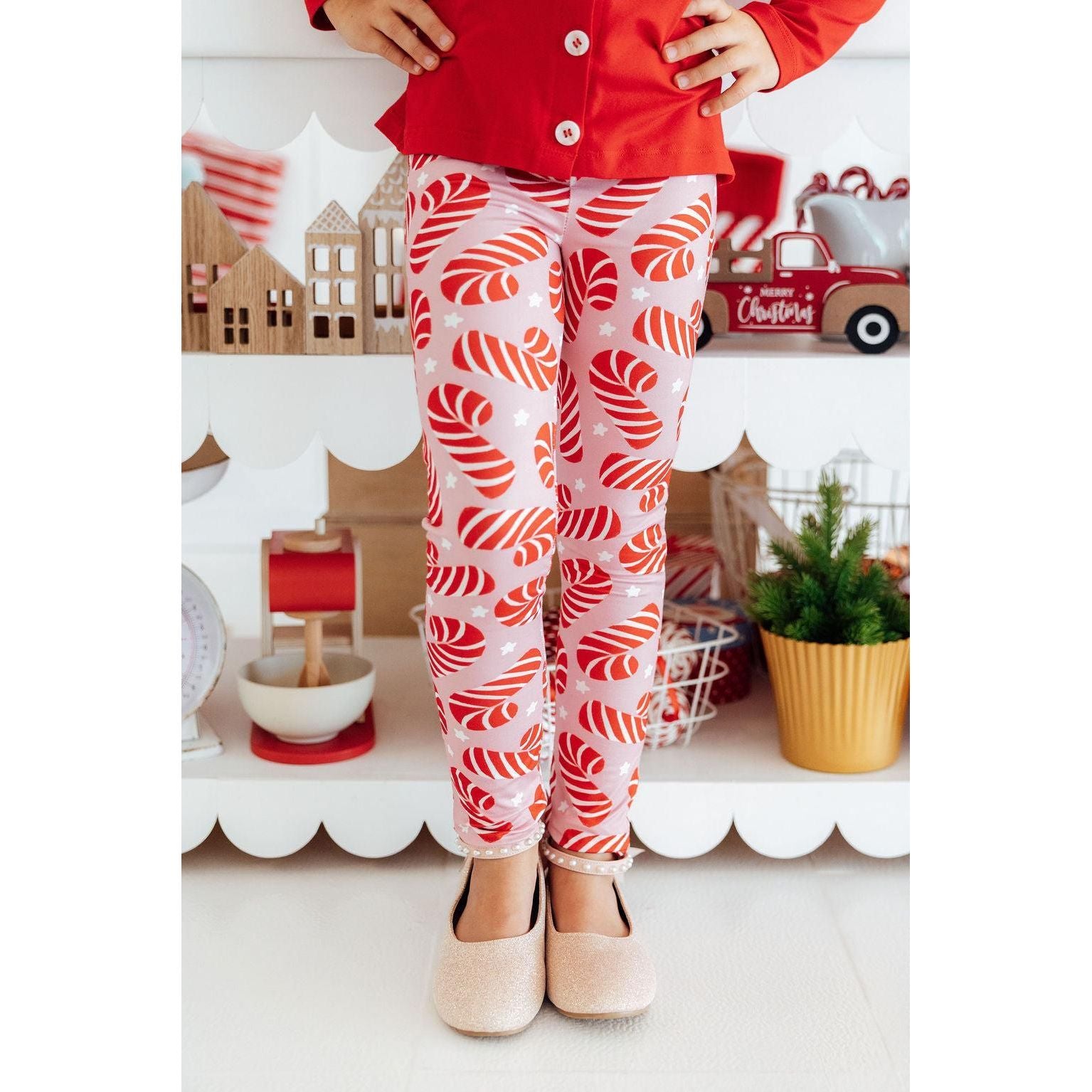 Candy Canes Leggings