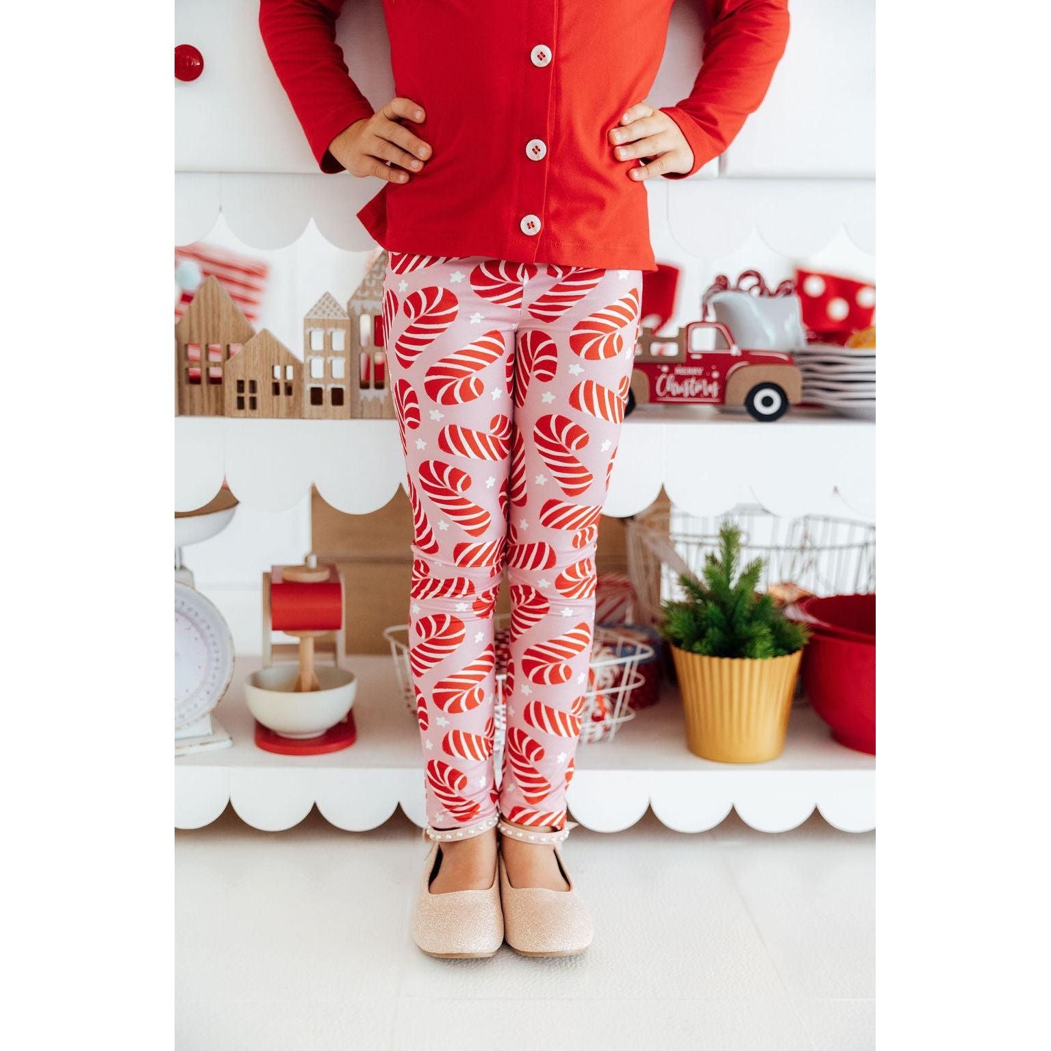 Candy Canes Leggings