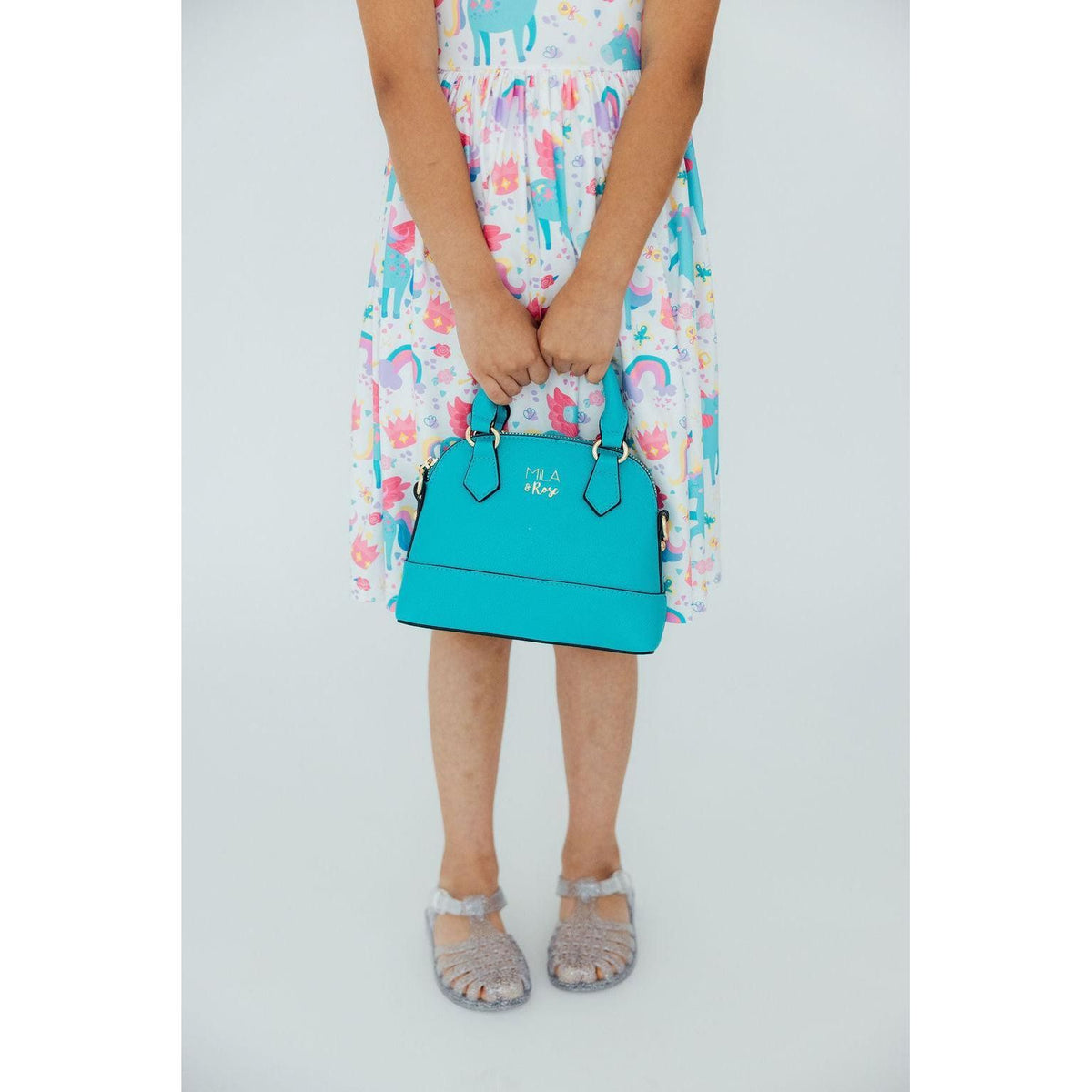 Caribbean Blue Girl's Crossbody Purse