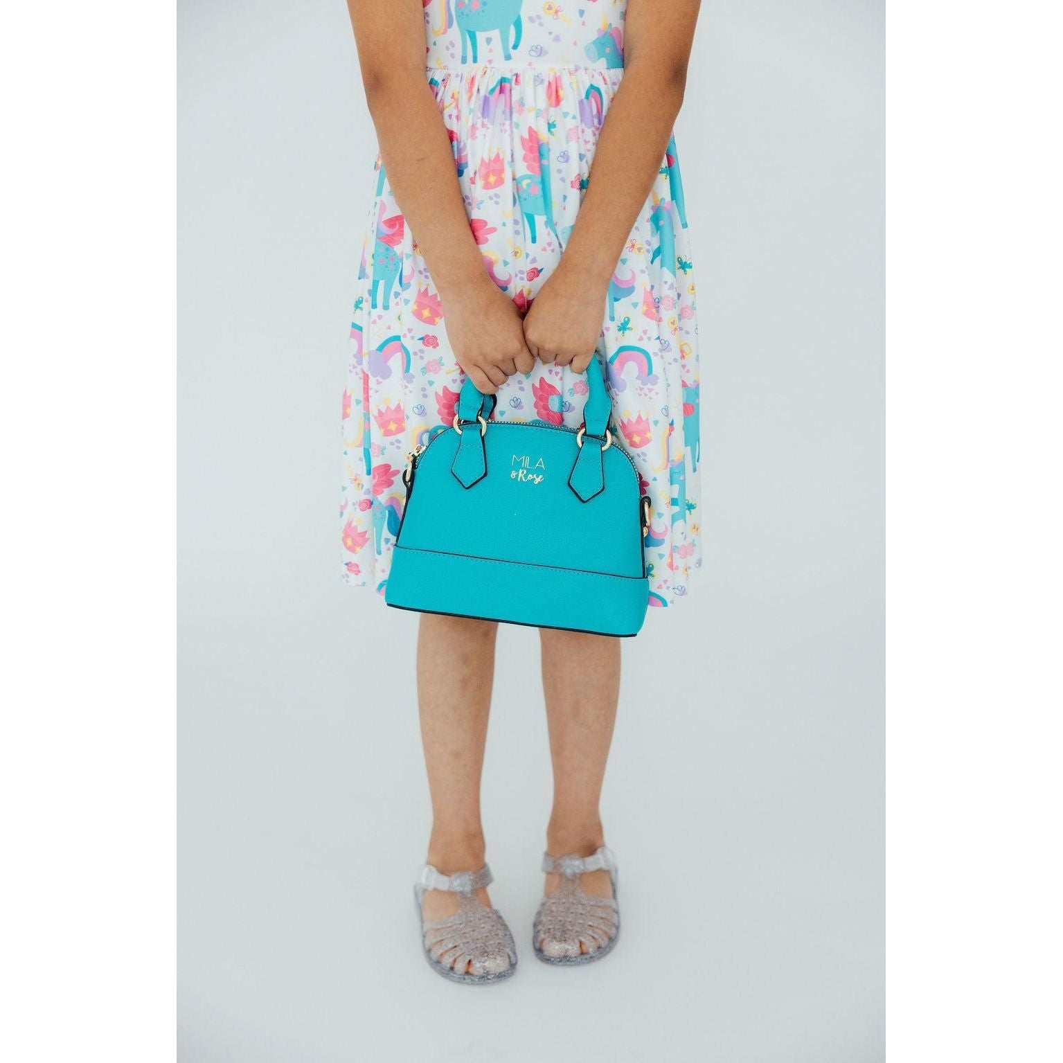 Caribbean Blue Girl's Crossbody Purse
