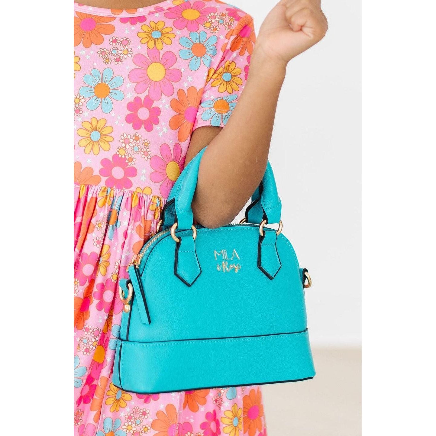 Caribbean Blue Girl's Crossbody Purse