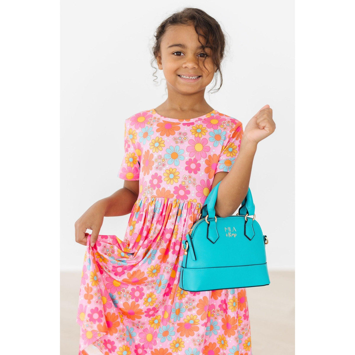 Caribbean Blue Girl's Crossbody Purse