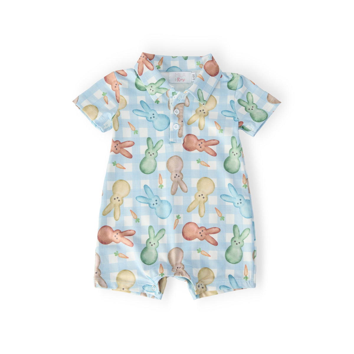 Carrot Patch Polo Shorty One-Piece