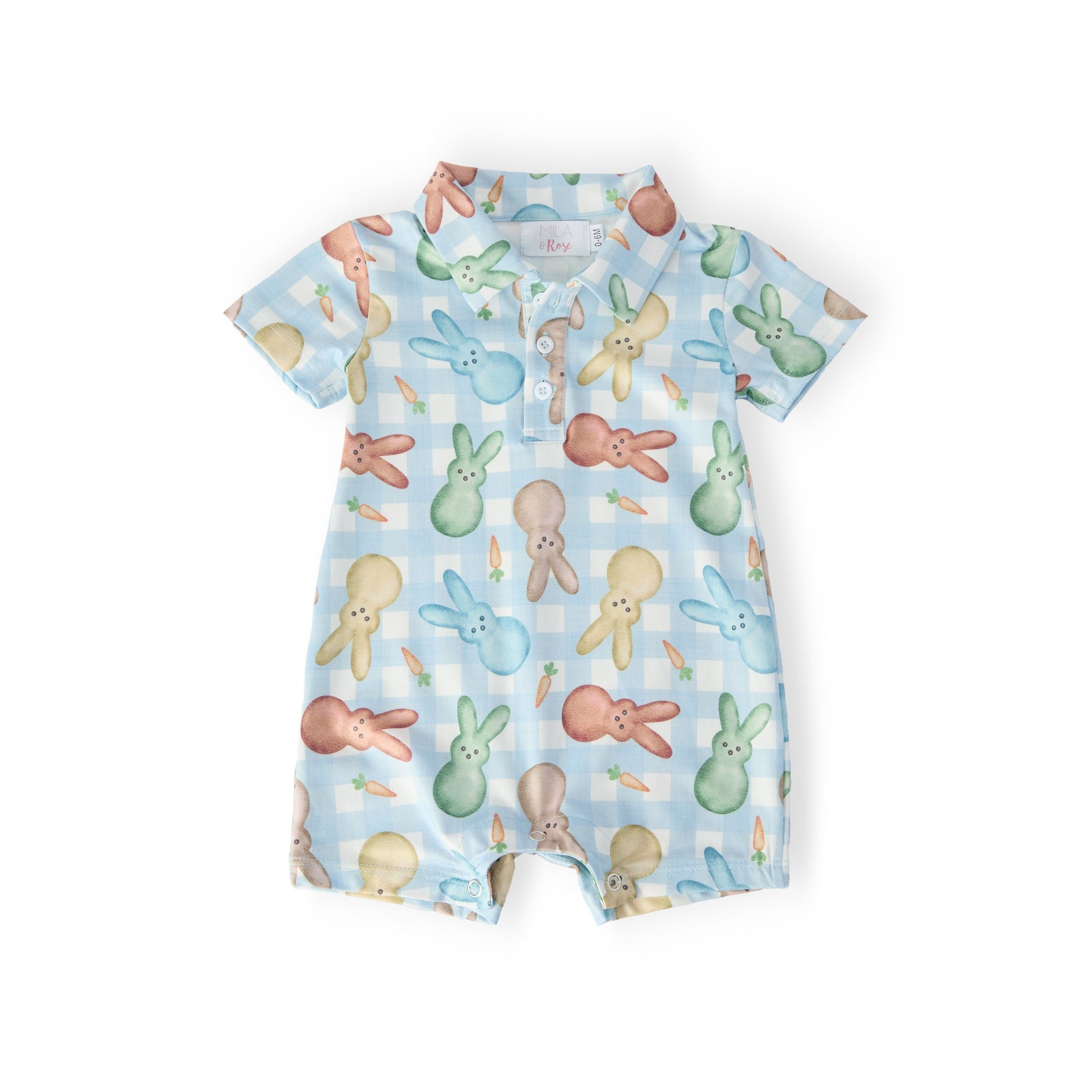 Carrot Patch Polo Shorty One-Piece
