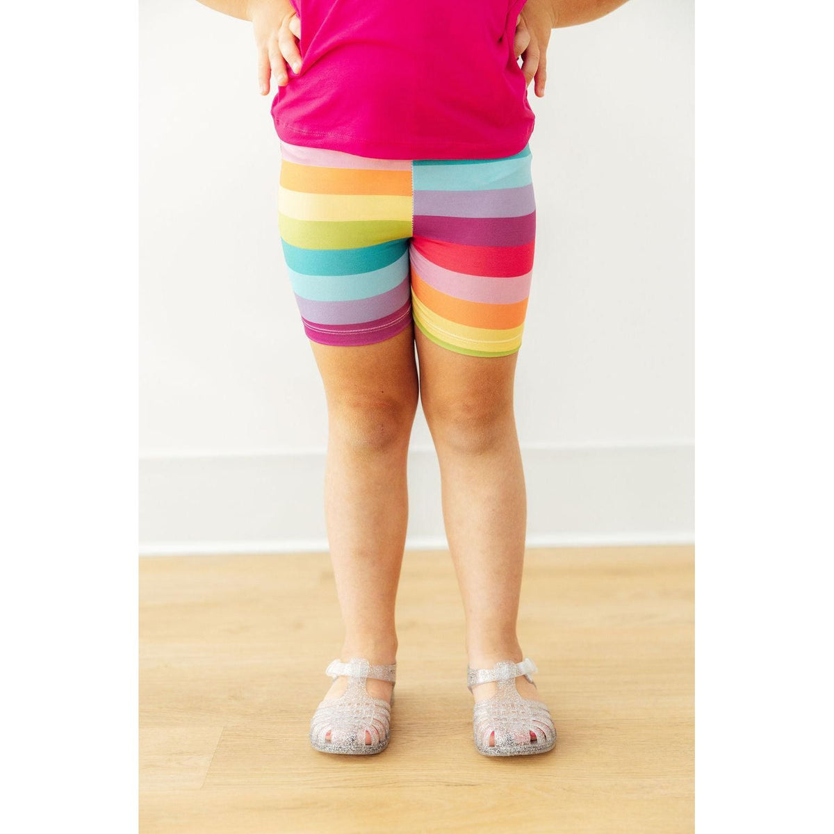 Cheerful Stripes Twirl Shorts