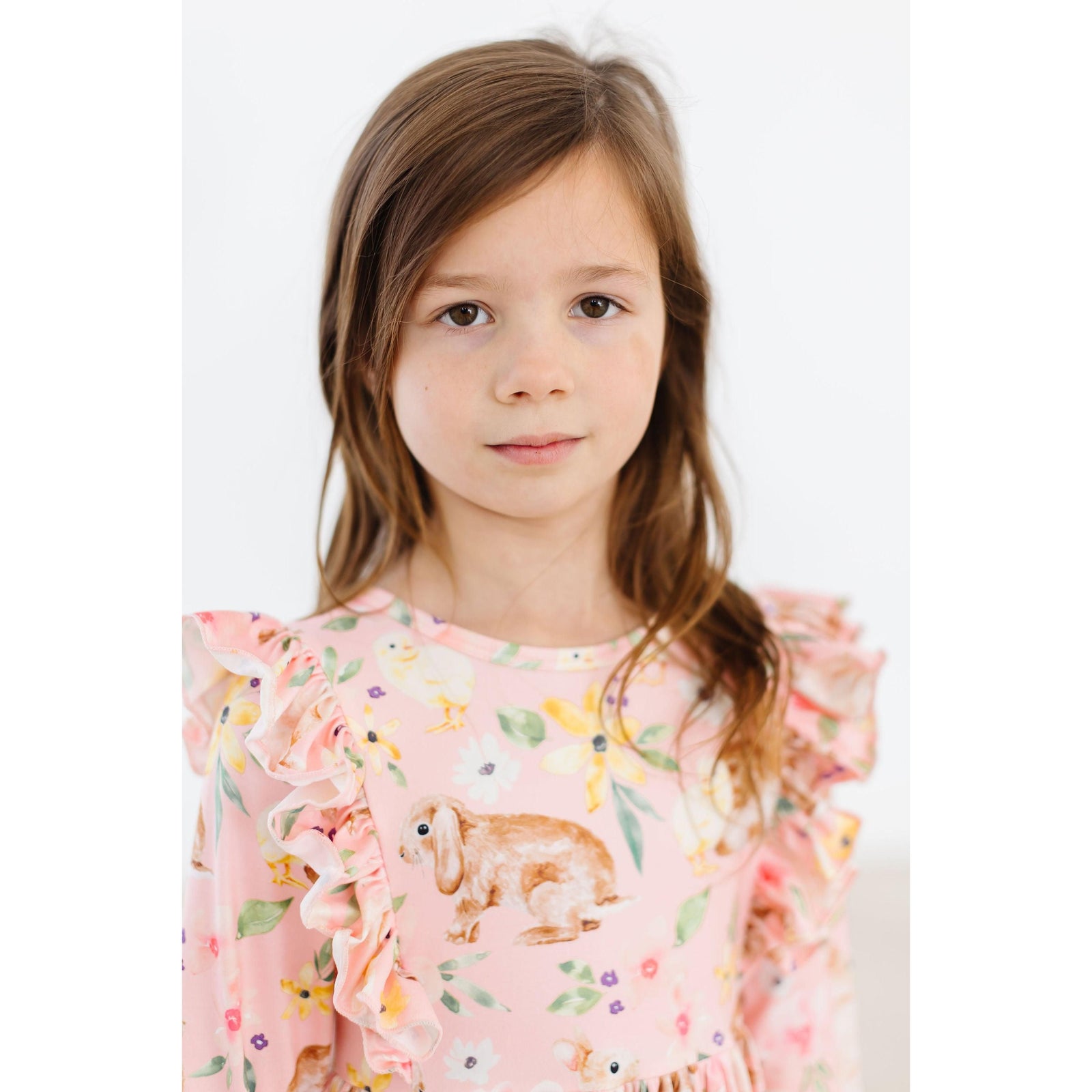 Chicks & Bunnies Ruffle Twirl Dress