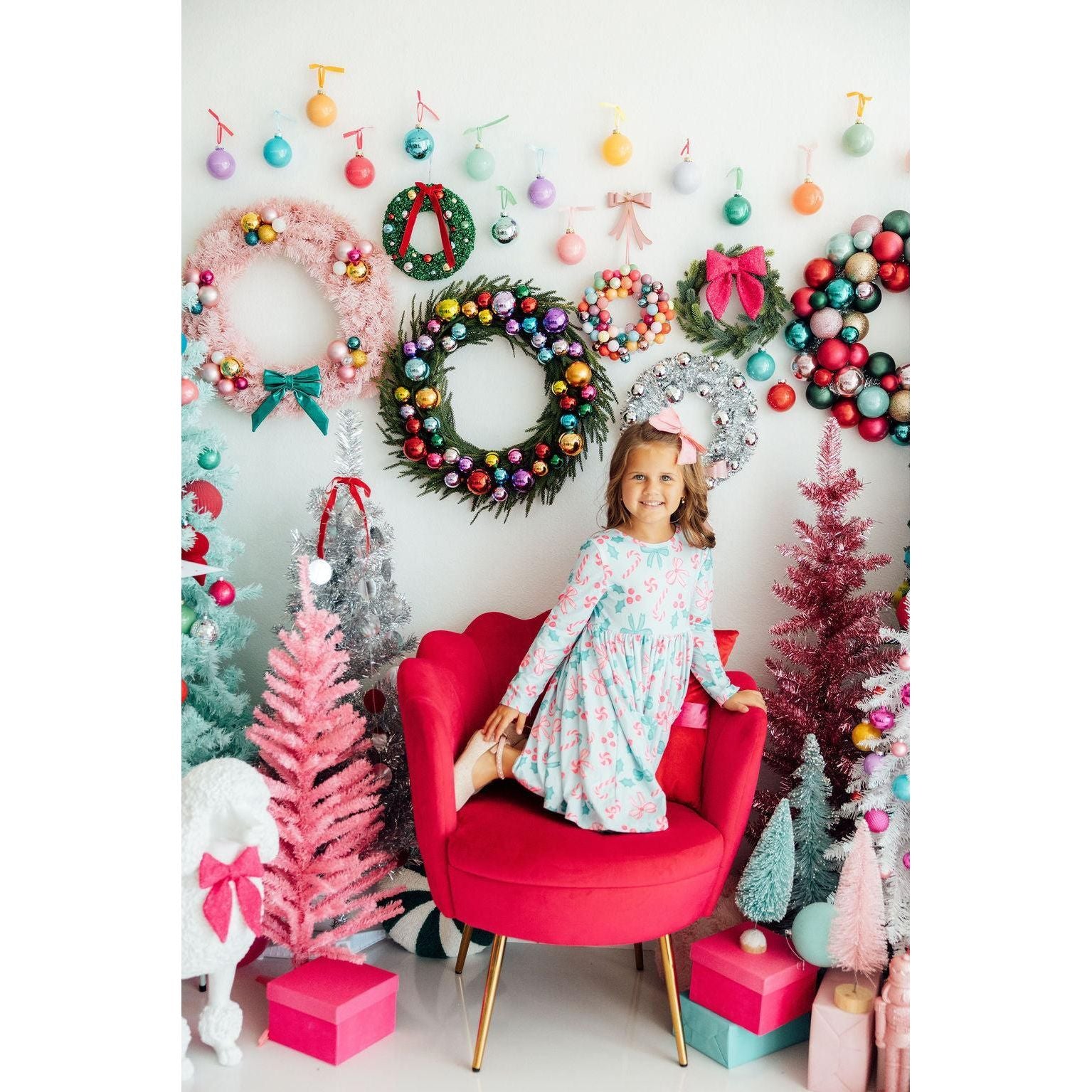 Christmas Cheer L/S Pocket Twirl Dress