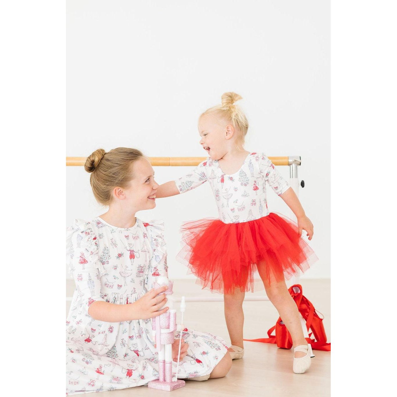 Clara's Christmas 3/4 Tutu Leotard