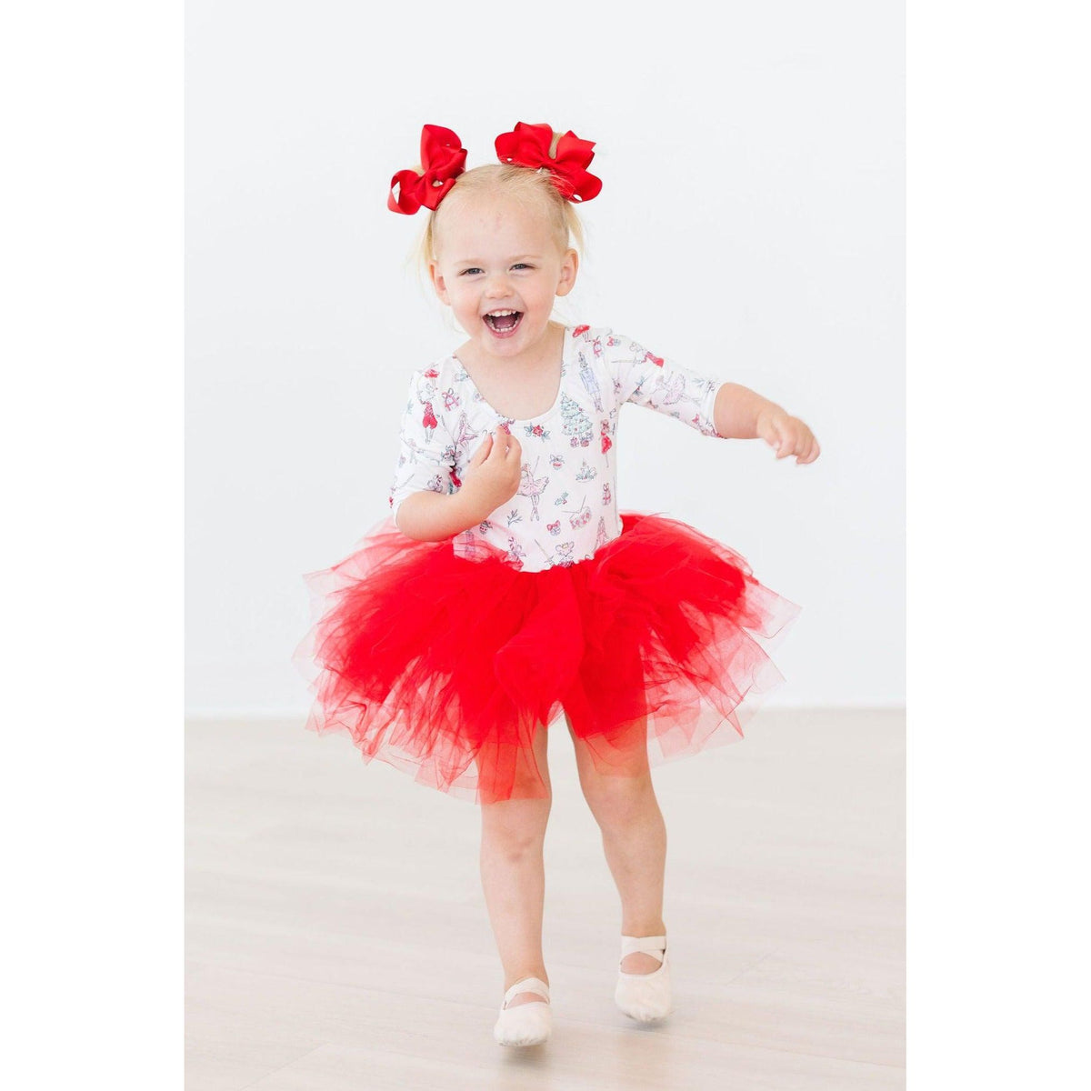 Clara's Christmas 3/4 Tutu Leotard
