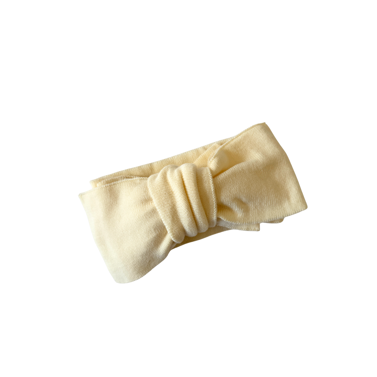 Classic Bow Headband - Cream