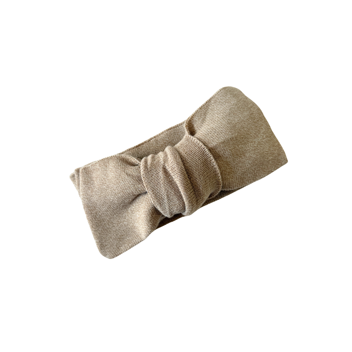 Classic Bow Headband - Heather Beige