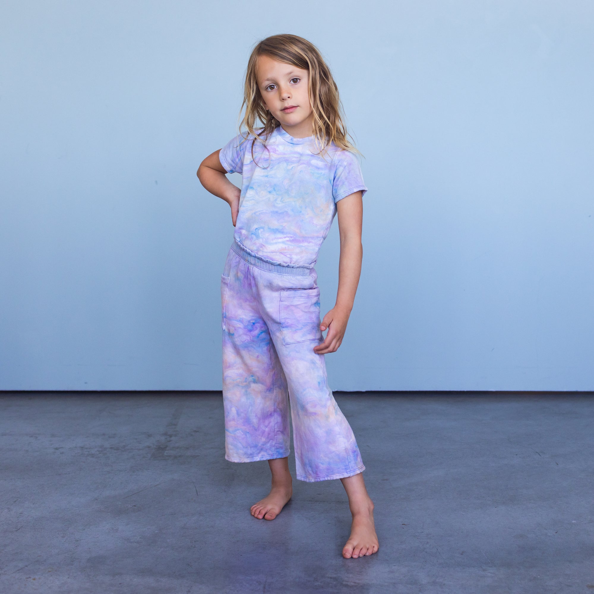 classic modal tee + garden pant | buttefly