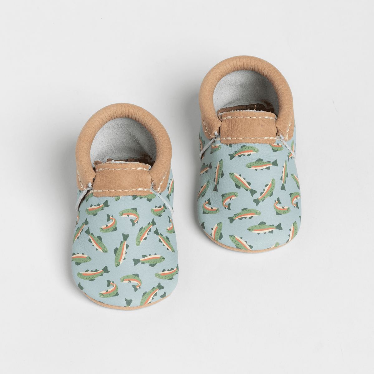 Rainbow Trout City Baby Shoe