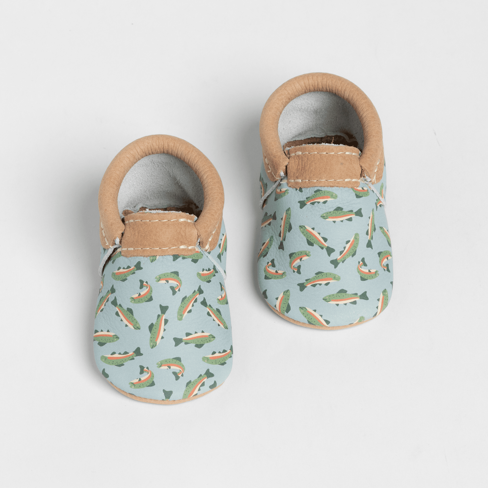 Rainbow Trout City Baby Shoe