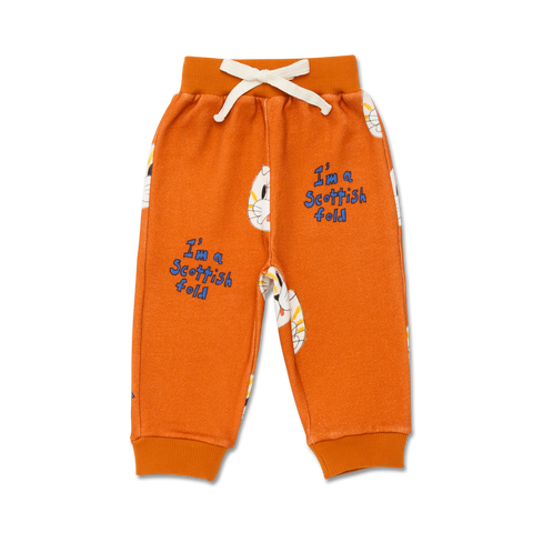 baby sweatpant | chesnut cat