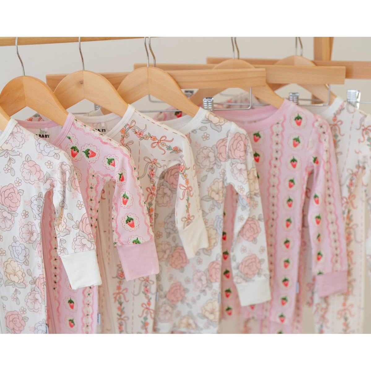 Strawberry Stripe | Two Piece Pajama Set