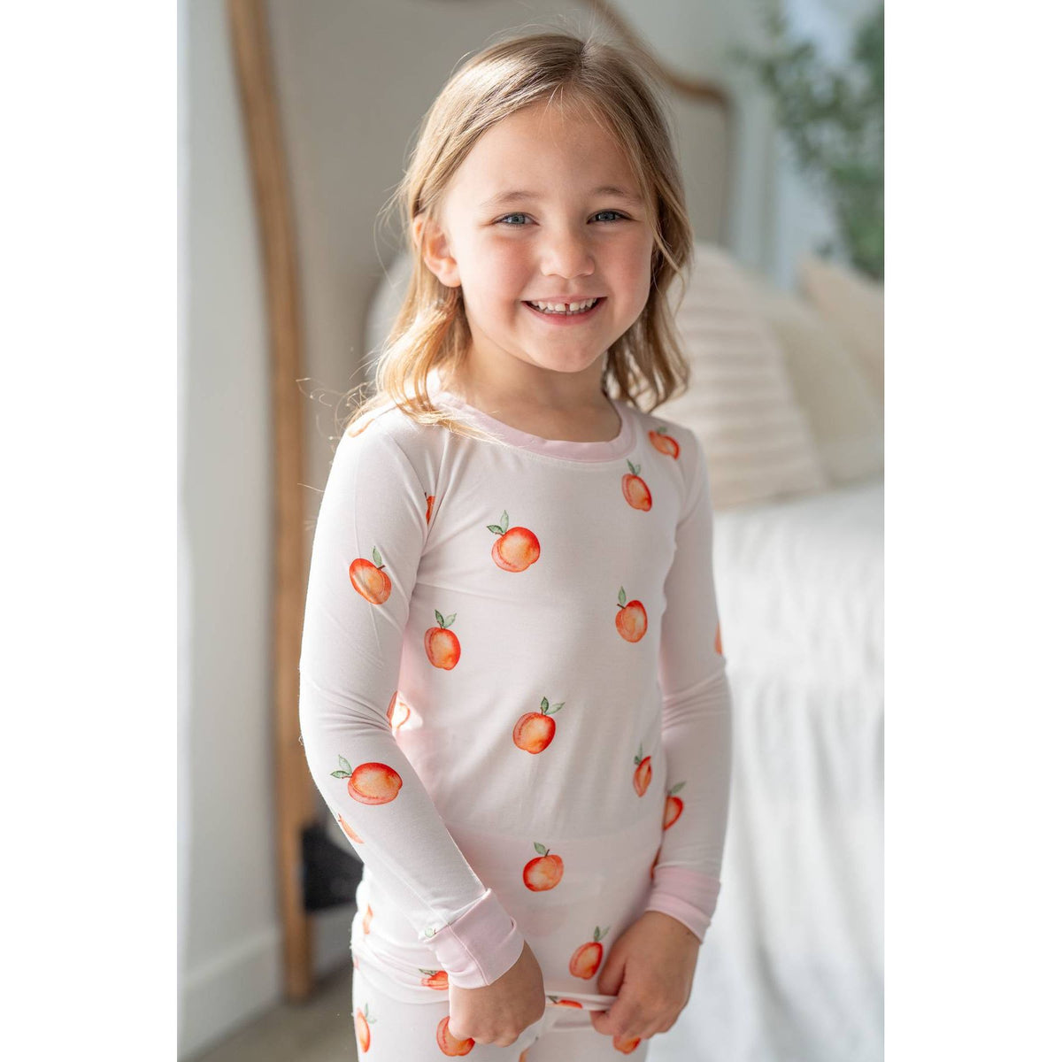 Sweet Peach | Two Piece Pajama Set