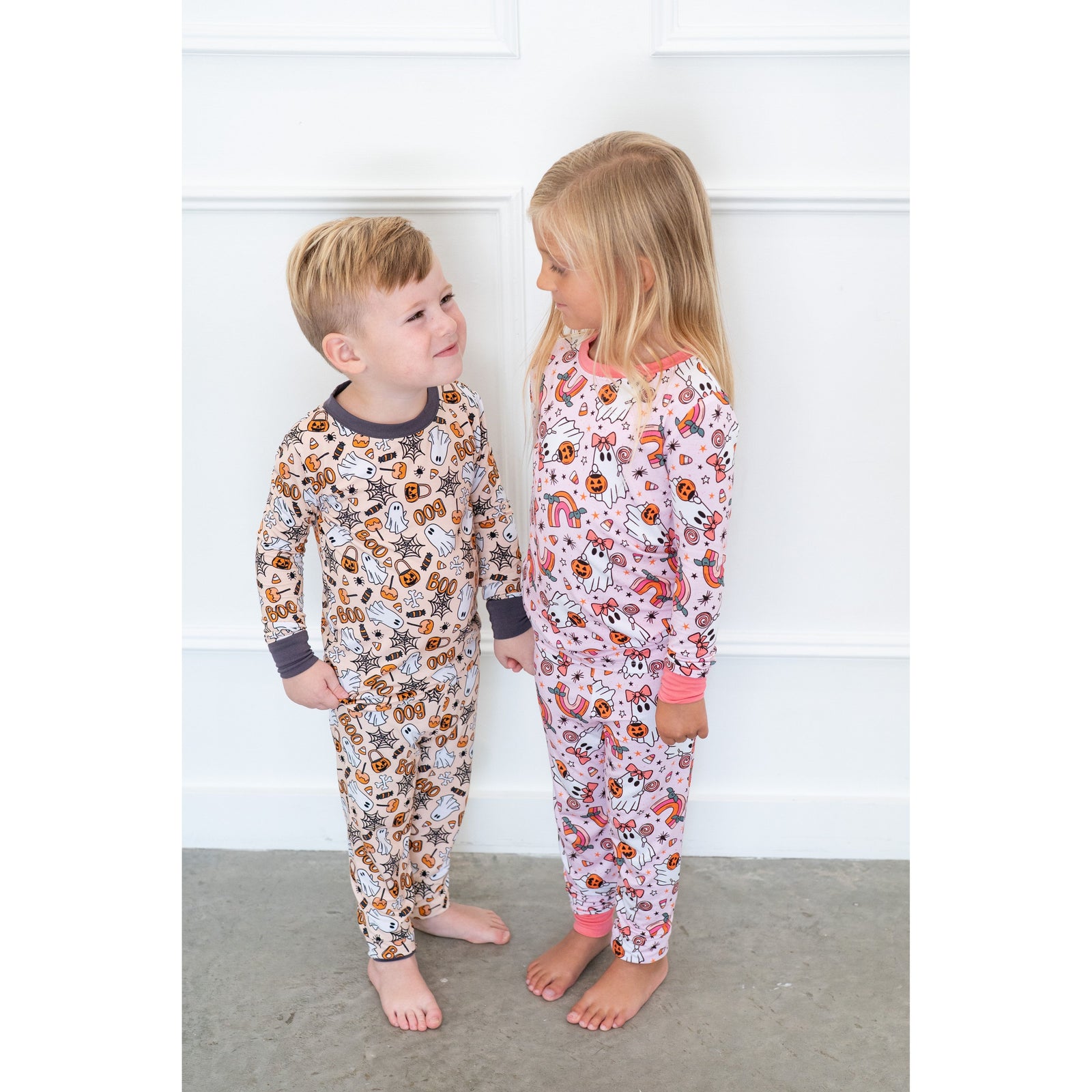 Spooky Sweet Ghosts | Two Piece Pajama Set