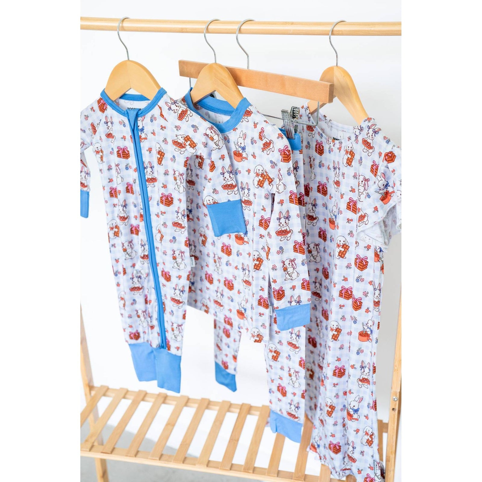 Chocolate Easter Bunnies | Two Piece Set