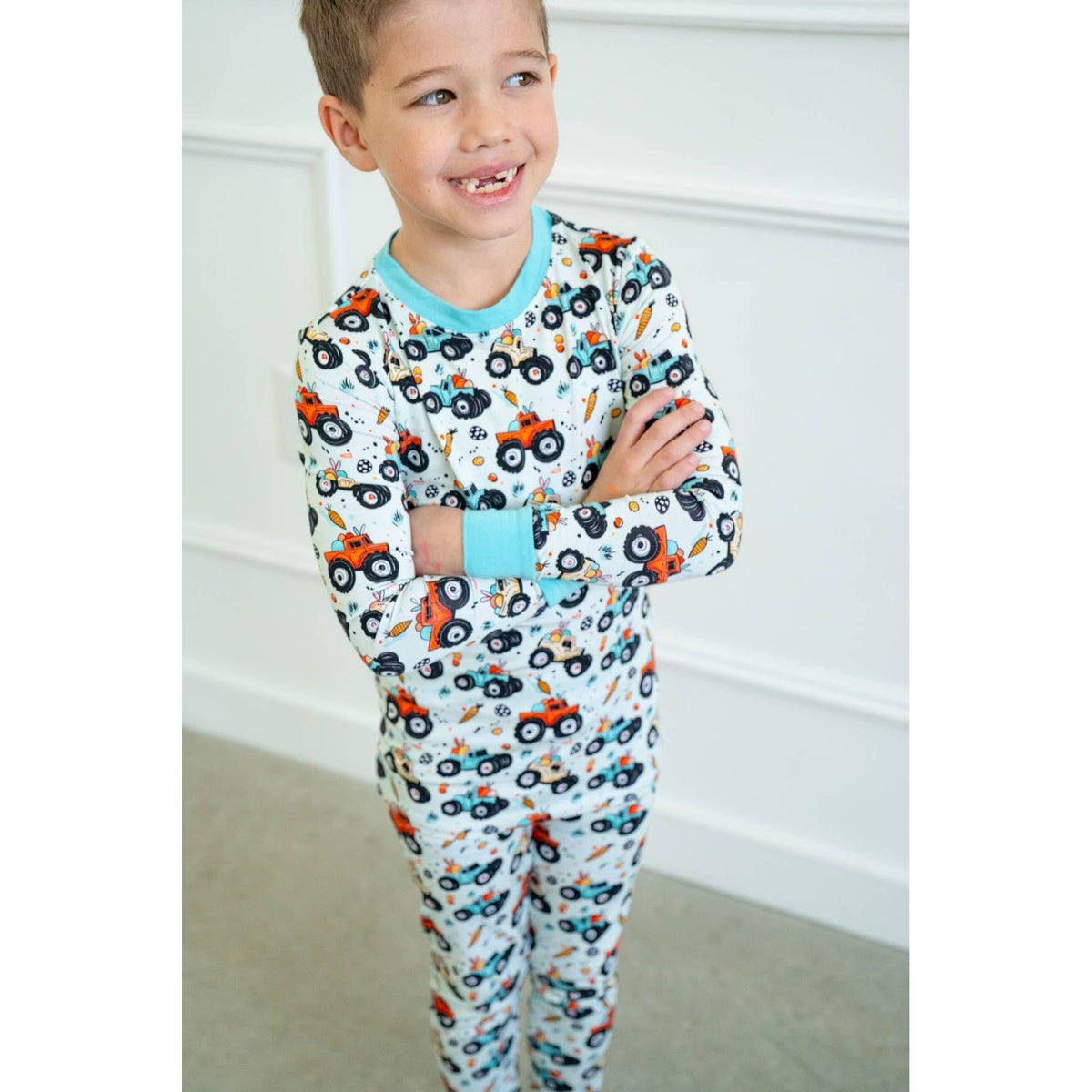 Easter Monster Trucks | Two Piece Set