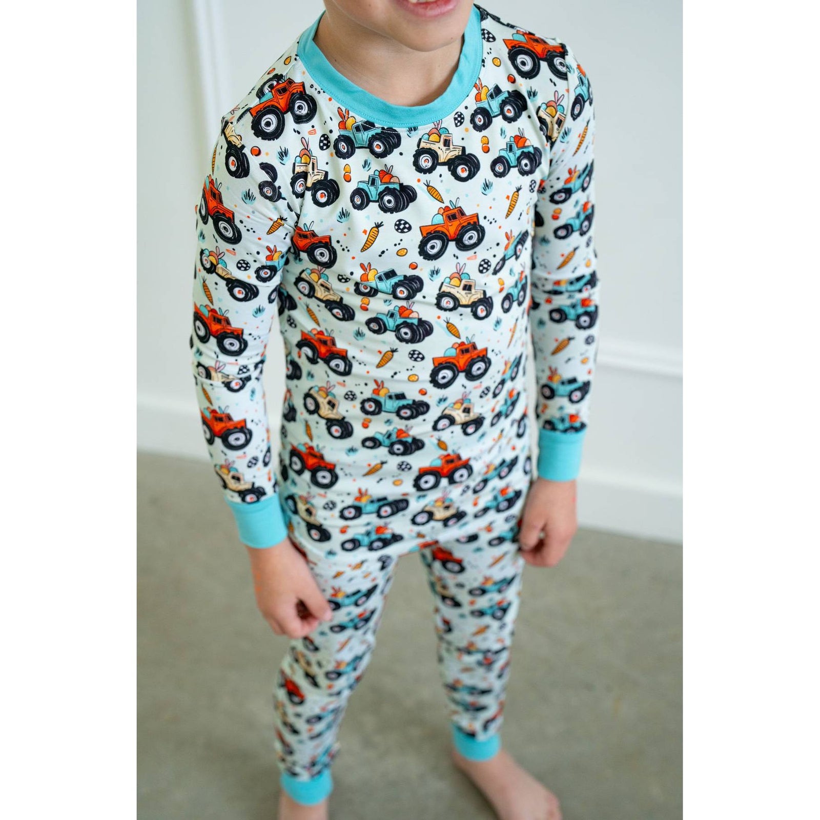 Easter Monster Trucks | Two Piece Set
