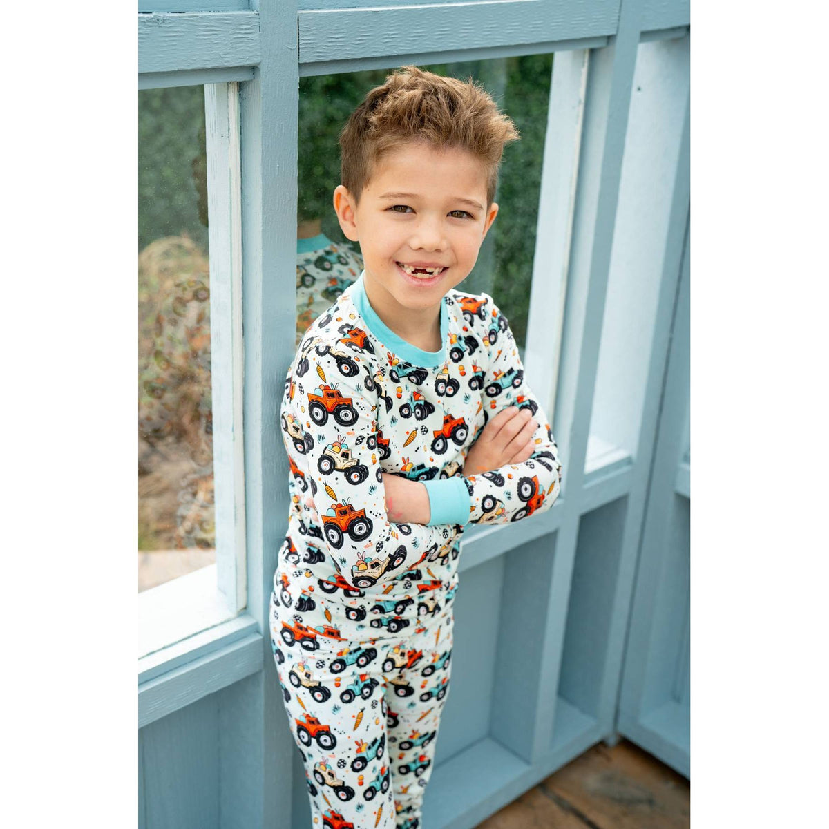 Easter Monster Trucks | Two Piece Set