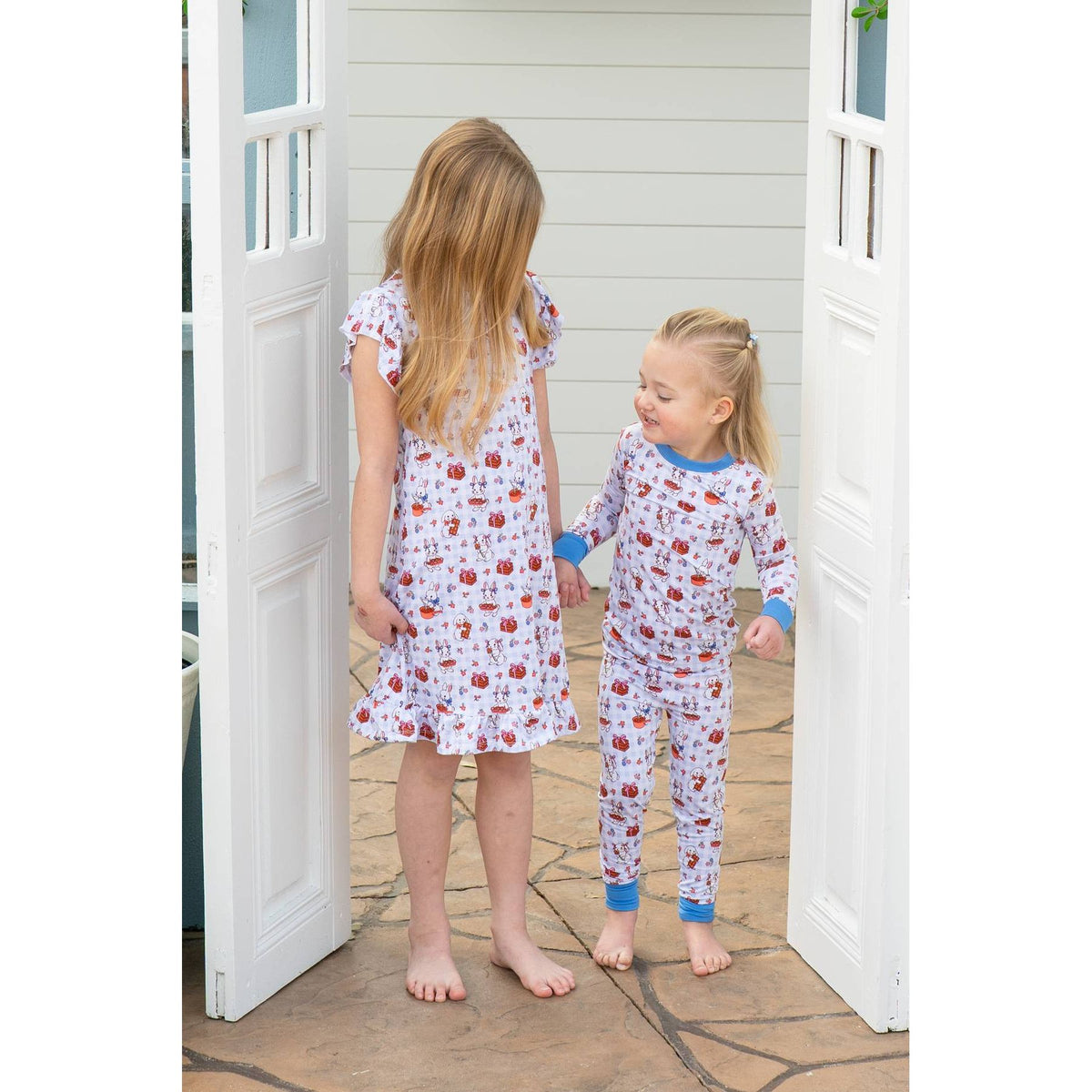 Chocolate Easter Bunnies | Two Piece Set
