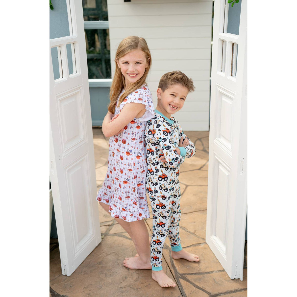 Easter Monster Trucks | Two Piece Set
