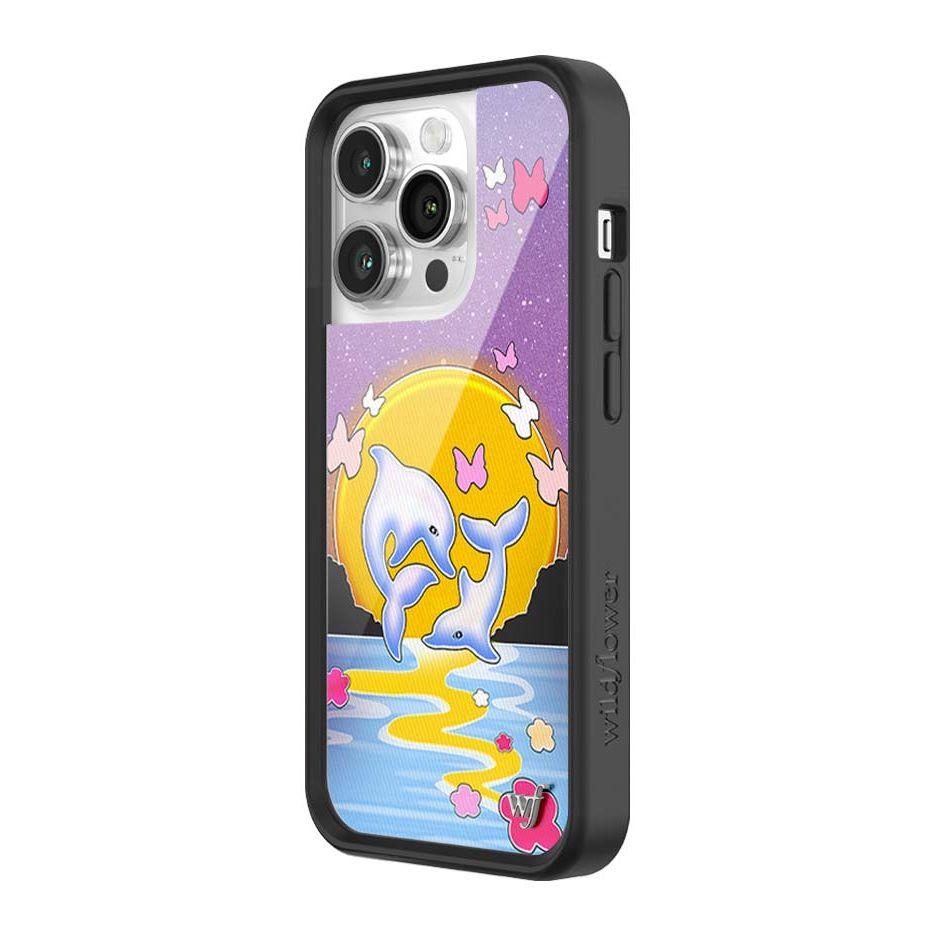 Dolphin Sunset iPhone Case