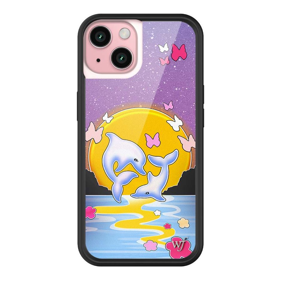 Dolphin Sunset iPhone Case