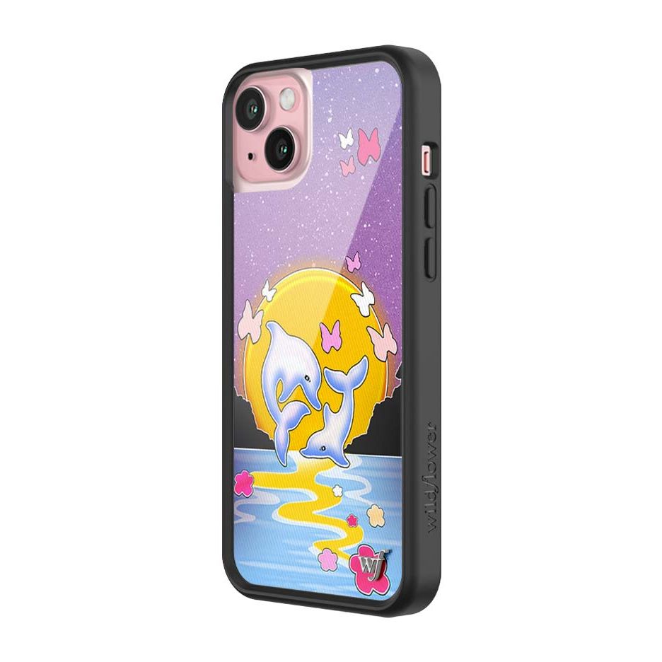 Dolphin Sunset iPhone Case