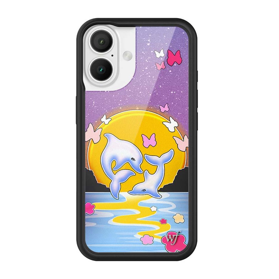 Dolphin Sunset iPhone Case
