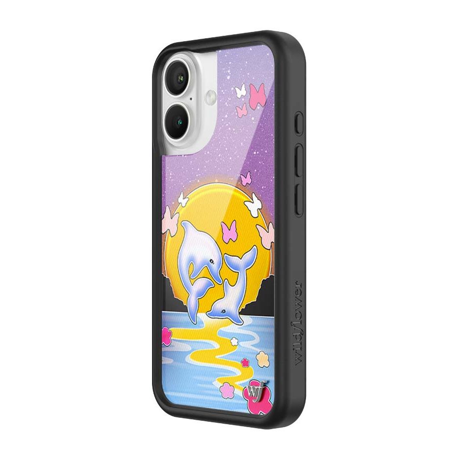 Dolphin Sunset iPhone Case