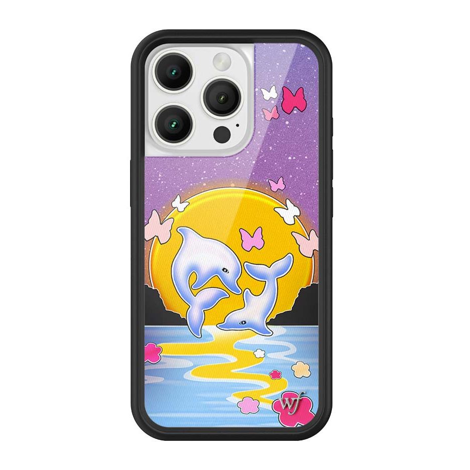 Dolphin Sunset iPhone Case