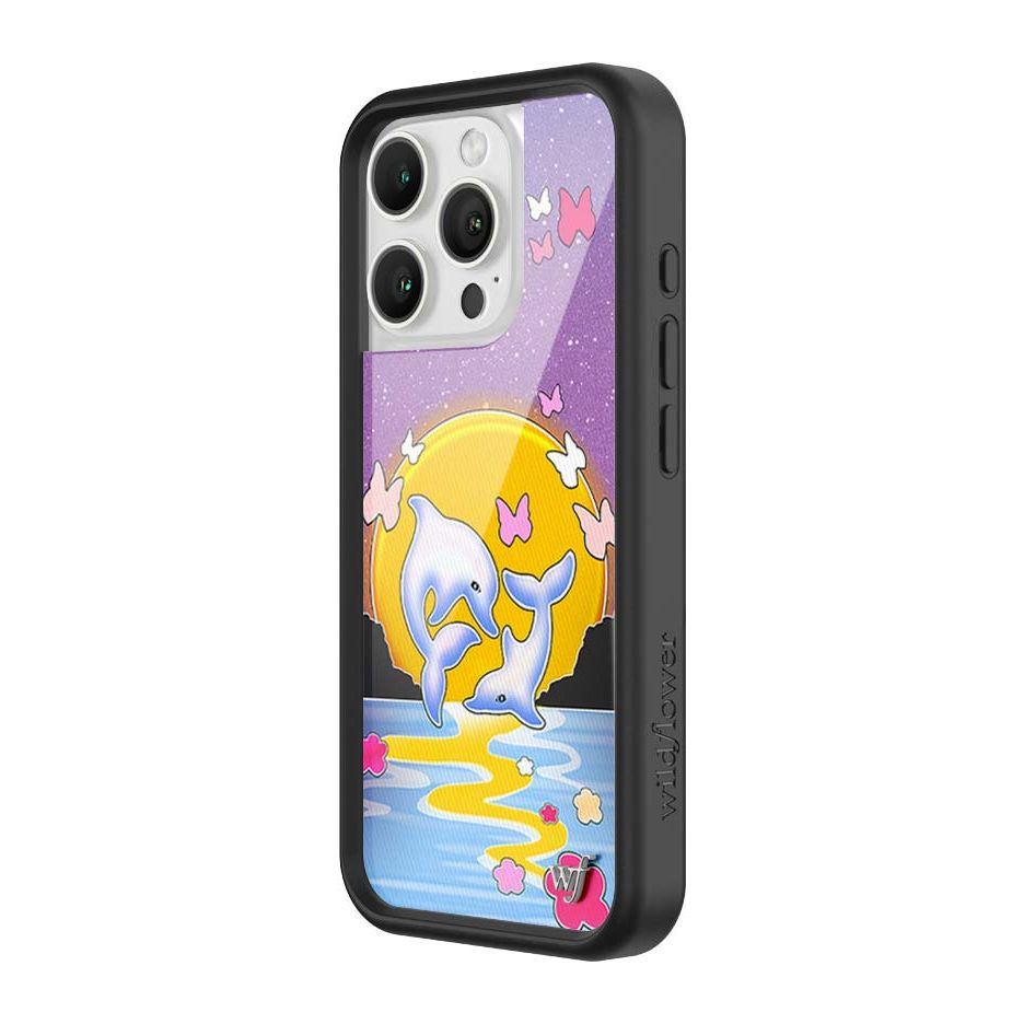 Dolphin Sunset iPhone Case
