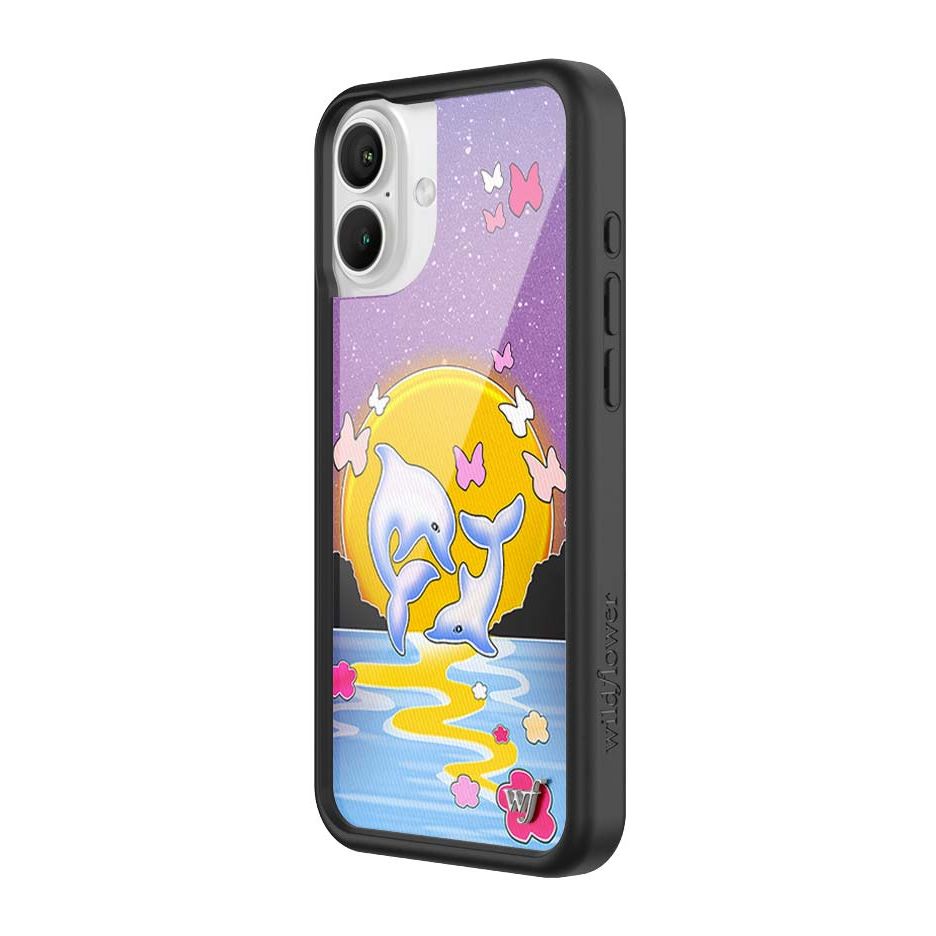 Dolphin Sunset iPhone Case