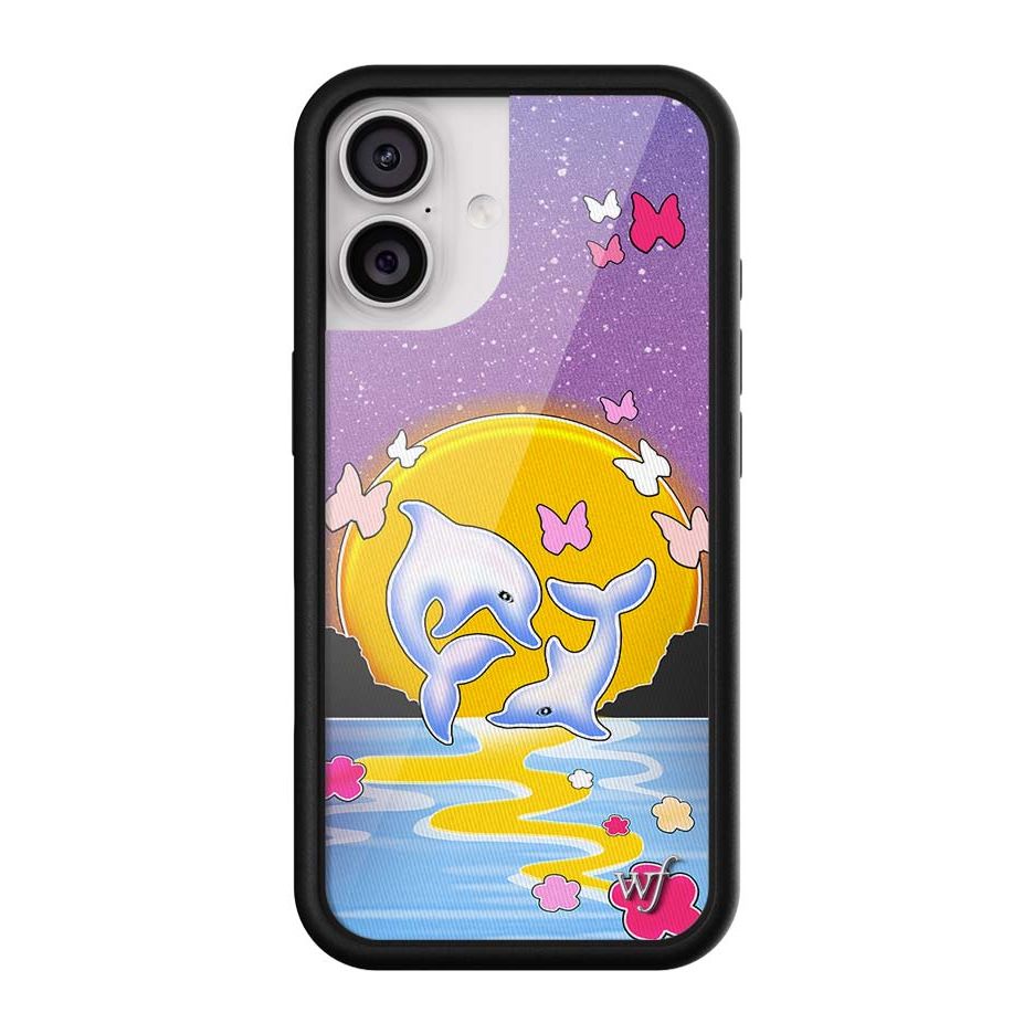Dolphin Sunset iPhone Case