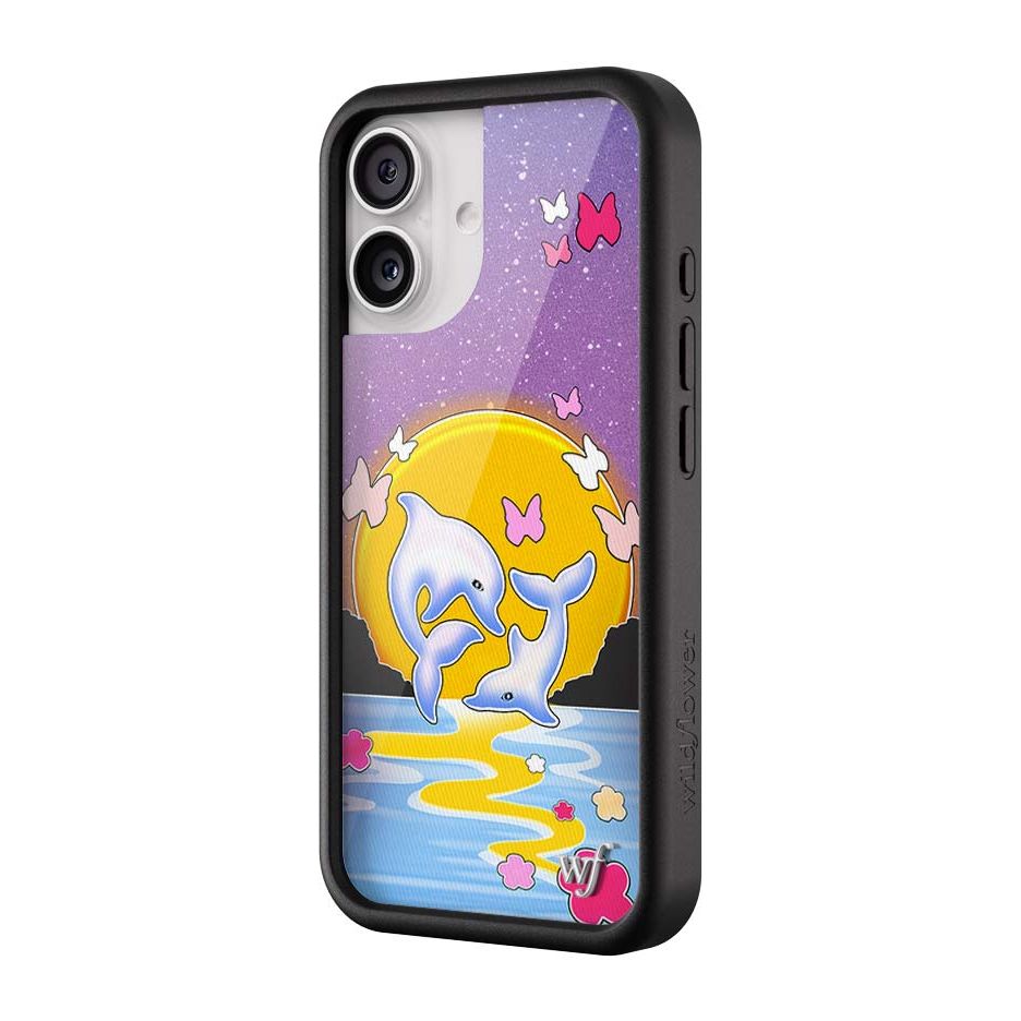 Dolphin Sunset iPhone Case