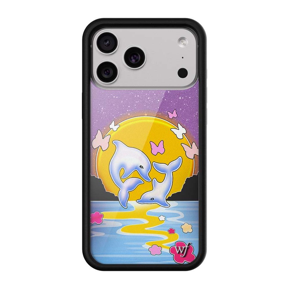 Dolphin Sunset iPhone Case