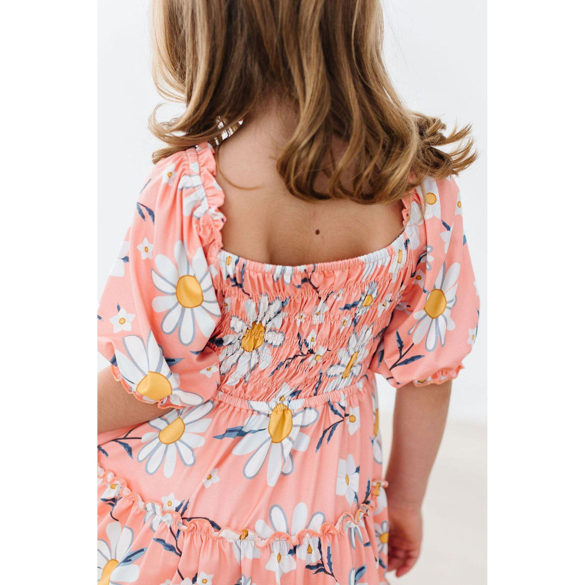 Daisy Darling Smocked Ruffle Dress