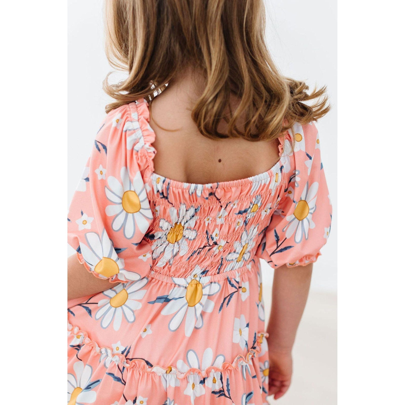 Daisy Darling Smocked Ruffle Dress
