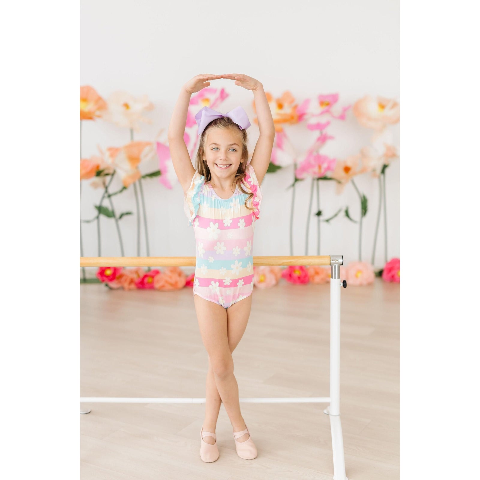 Daisy Dreams S/S Flutter Sleeve Leotard
