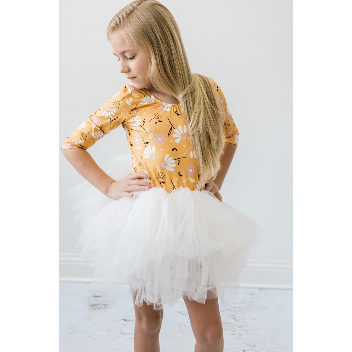 Dandelions in Fall 3/4 Tutu Leotard